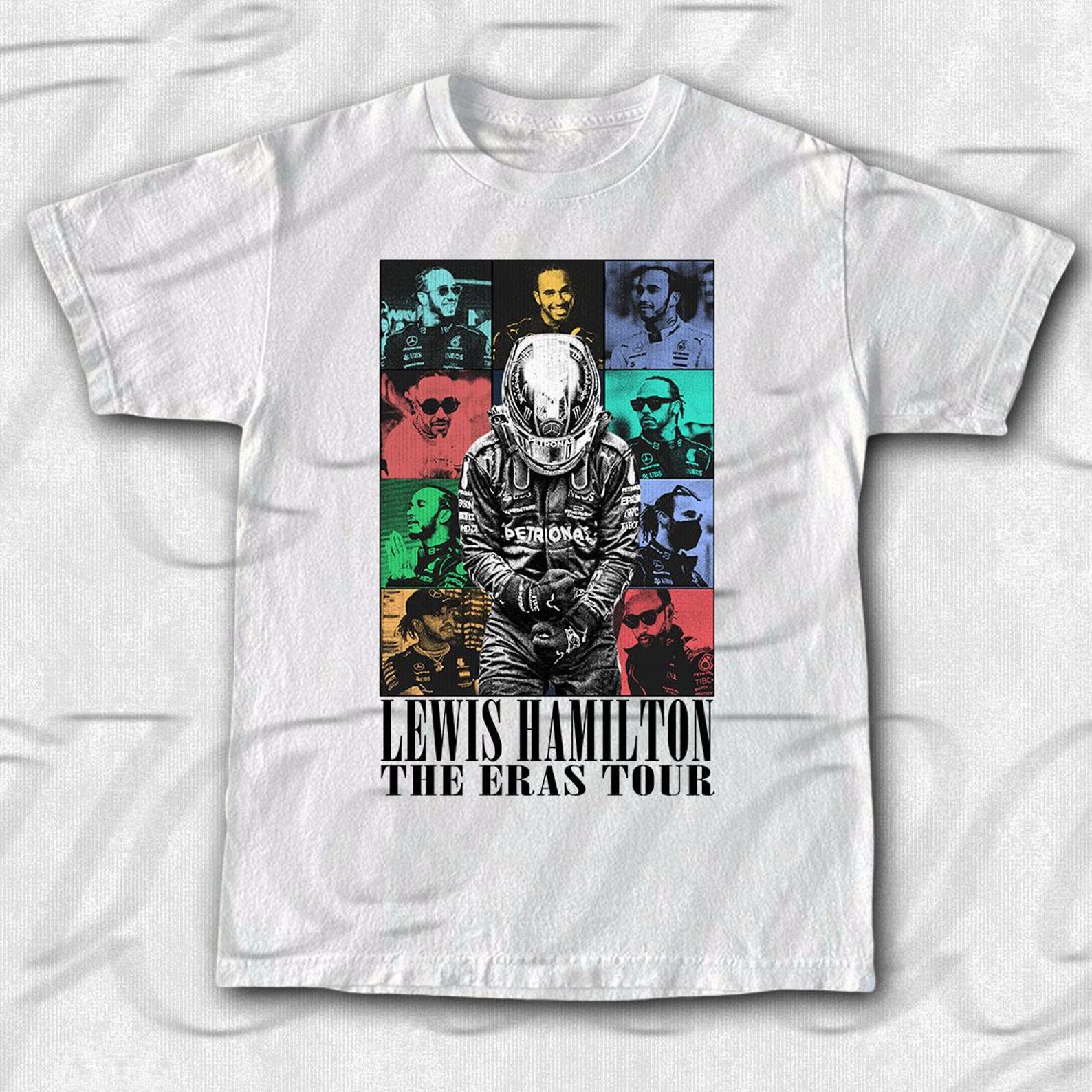 Lewis Hamilton F1 Vintage T-Shirt: Formula One Racer FD M