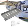 Y4UA 30cm/40cm Składane Półki Oszczędzające Miejsce Składane Półki Aluminiowa Półka Ścienna do Przechowywania Kampery Półka Montowana na Ścianie