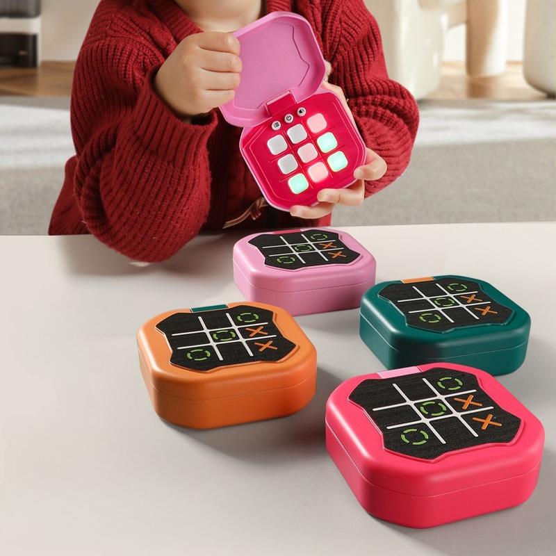 Multifunkční elektronické hry Piškvorky Deska Montessori Puzzle Stolní hra Šachy Šachová souprava Přenosné pro dospělé Děti