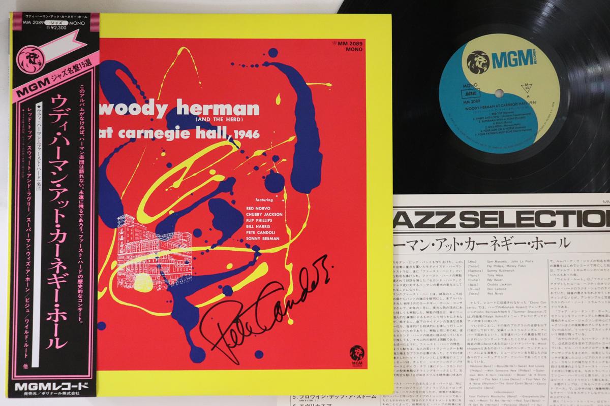 

LP Record WOODY HERMAN At Carnegie Hall 1946 MM2089 MGM 1978 Japan Obi Jazz Used