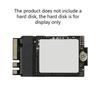 M.2 A+E NVMe SSDs to PCIExpress4.0 Host Controller Expansion Card, Supports 2242 NVME SSDs
