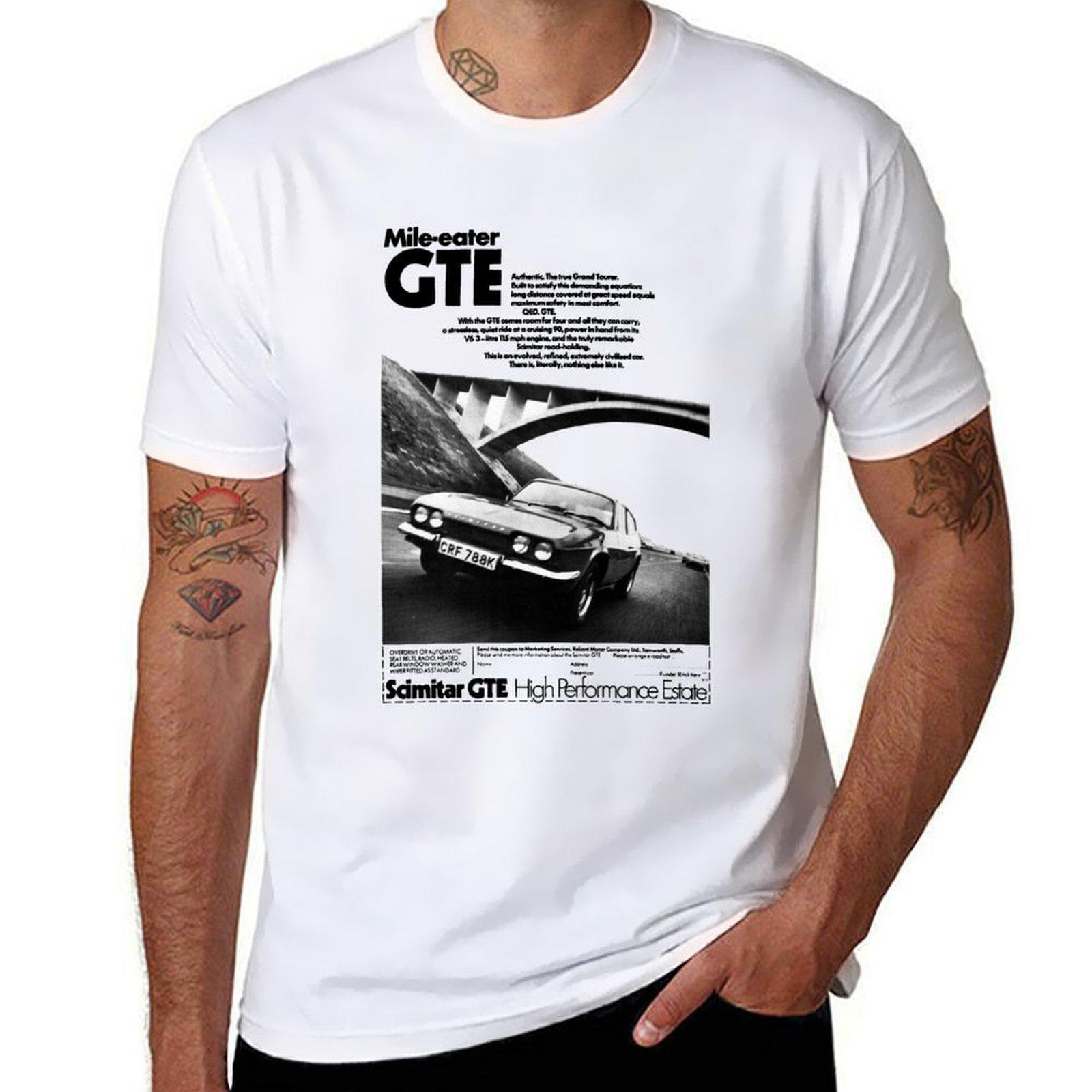 RELIANT SCIMITAR GTE T-Shirt Men T Shirt Cotton 100% Man T Shirt Designer T-Shirt S разноцветный