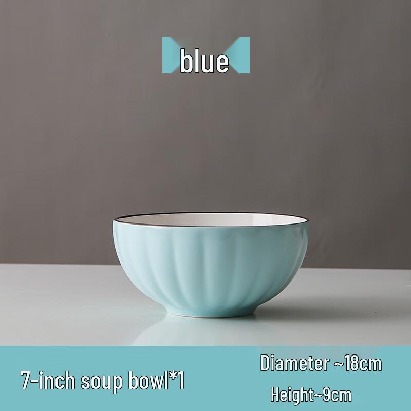 Linpan Jingdezhen Ceramic Pumpkin Bowl Set