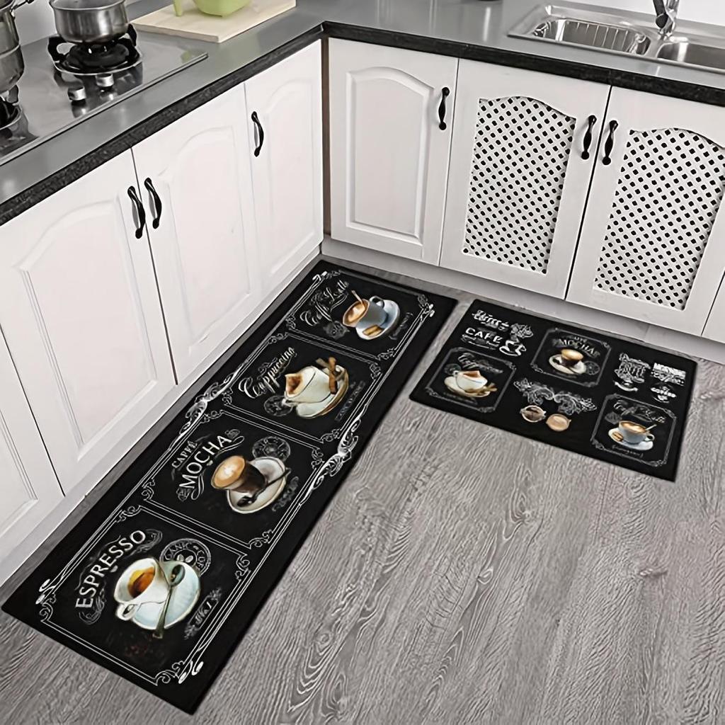 Diatomaceous Earth Kitchen Mat: Water-Absorbent, Quick-Drying, Non-Slip, Customizable Cutlery Design