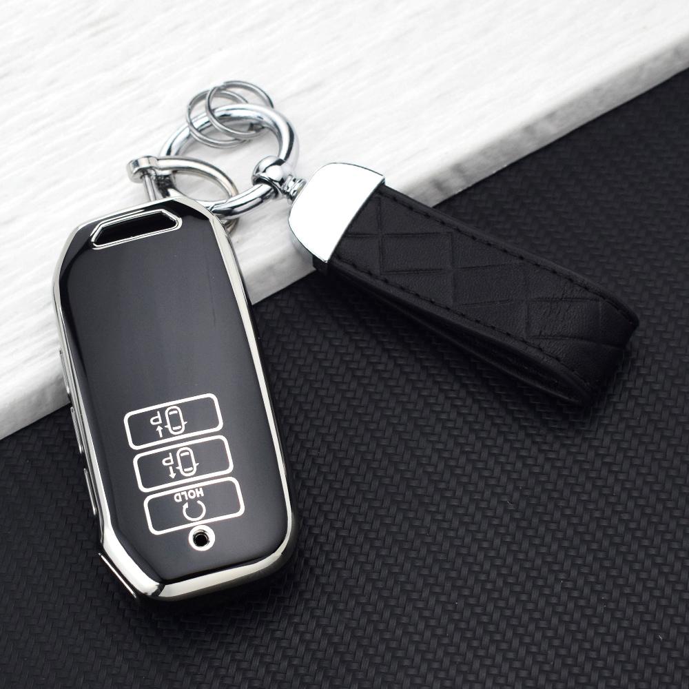 7 Buttons Tpu Car Key Case Cover For Kia Sportage Niro Hybrid Sorento Mq4 Ev6 Gt-Line K8 V6