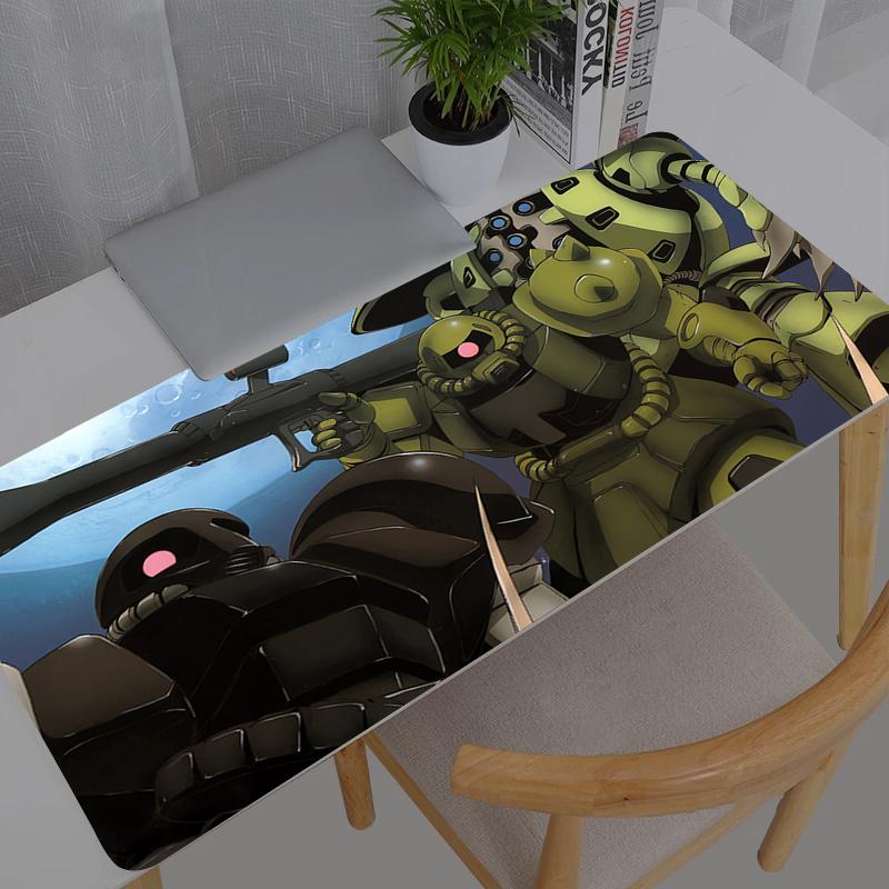 Mouse Pad Anime Mobile Suit Gundam Durable Gaming Accessories Large Carpet Gamer PC Computer Keyboard Desk Mat Mausepad