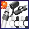 Xiaomi Silicone Replacement Cap for Apple Pencil Anti-Lost Stylus Pen Holder Tether Protective Cover for IPencil 1/2 Tablet Pen Sleeves
