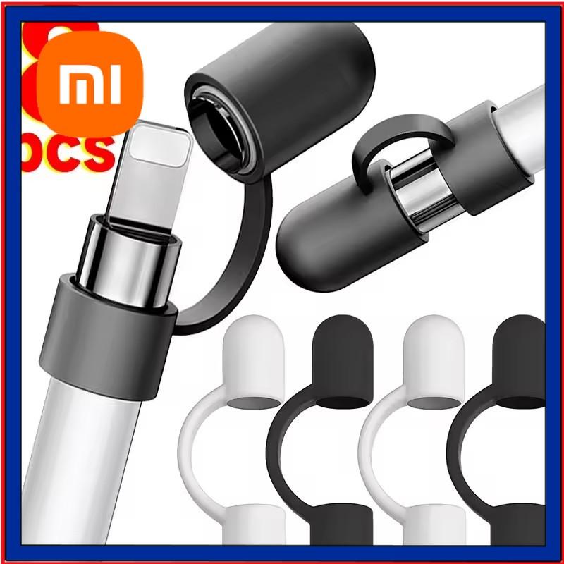 Xiaomi Silicone Replacement Cap for Apple Pencil Anti-Lost Stylus Pen Holder Tether Protective Cover for IPencil 1/2 Tablet Pen Sleeves