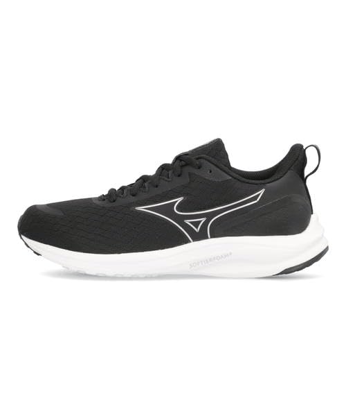 Mizuno Esperanzer 2 Running Shoes, Black/Silver, Size 24.0 Cm, 4E, for Jogging, Training, Sports, Indoor Use, Commuting, and Exercise