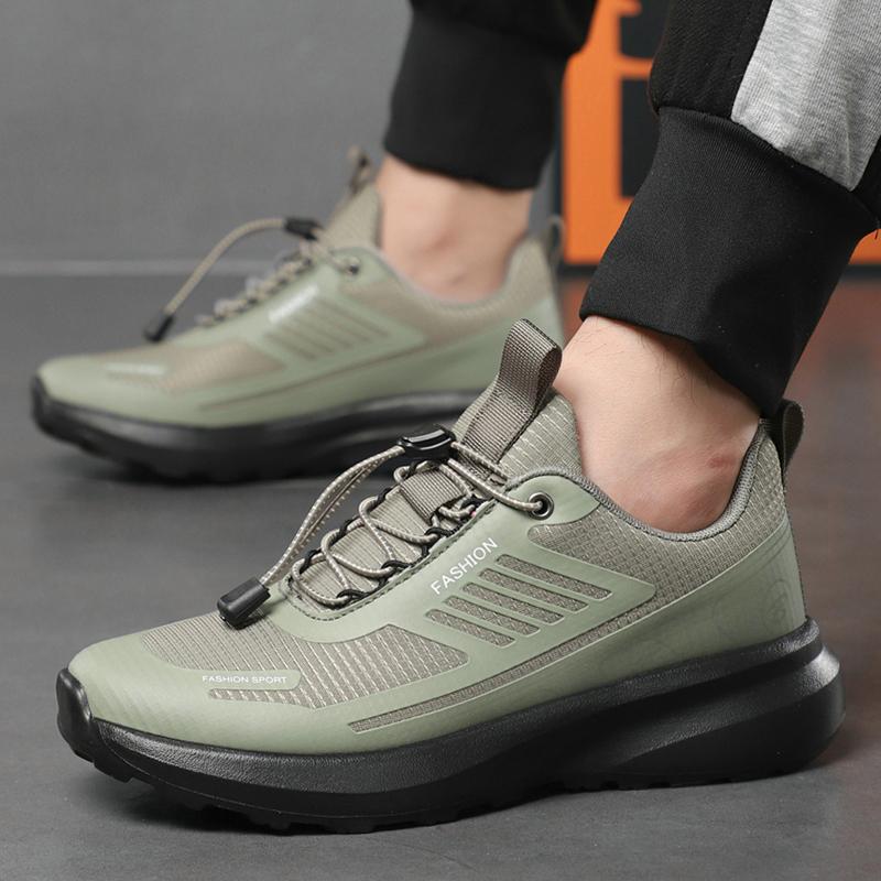 Fashion New Lightweight Sports Tennis Footwear for Men Lace-Up Men's Flats Men Breathable Sneaker Mesh Comfortable Male Casual Shoes