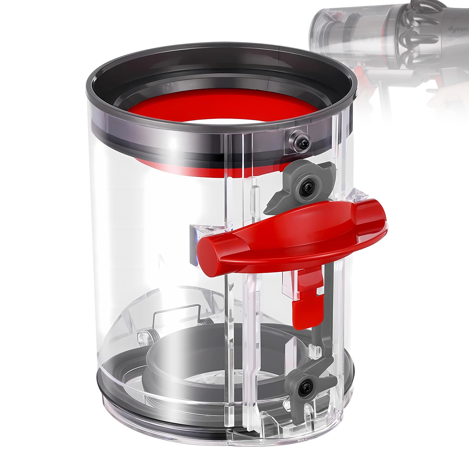 

Dyson Compatible Clear Bin V12 SV18 SV20 Detect Dyson v12 Dust Cup Dust Replacement Parts Dust Cup Replacement Vacuum Cleaner Release Dyson Dyson