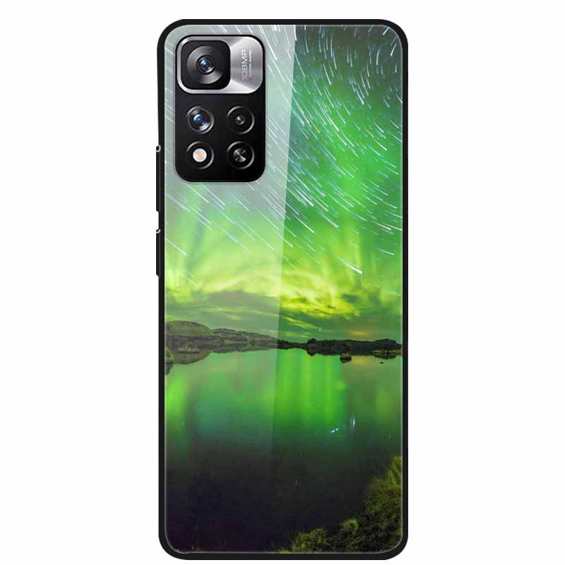 Tempered Glass Case For Xiaomi Redmi Note 11 Pro+ 5G Cover Hard Protective Funda for Redmi Note 11 Pro Plus 5G Luxury 6.67 Inch