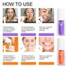 V34 Toothpaste Purple Orange Repair Teeth Oral Care Whitening Clean Stains Toothpaste
