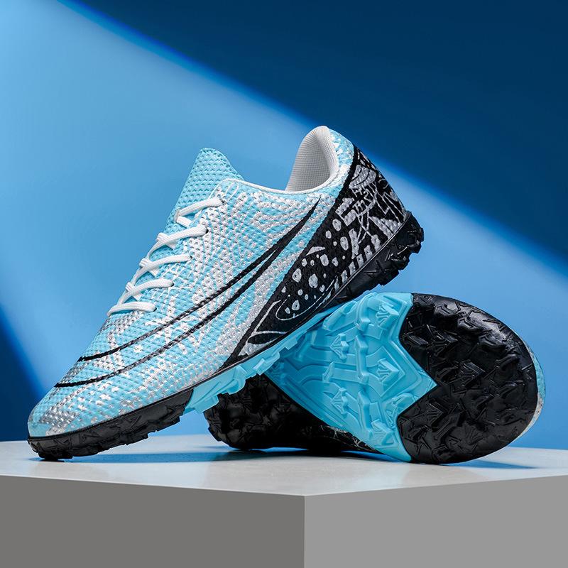 High-top adult football shoes men's and women's TF broken nails artificial turf AG long nails student training football shoes