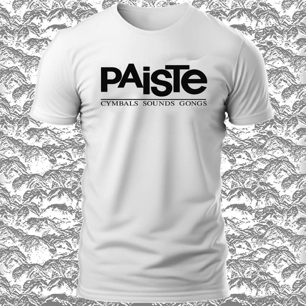 

Новая футболка с логотипом Paiste Cymbals, смешная, размер S-5XL, сделано в США, унисекс XXXL