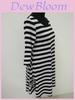 Charming Parent-child Dress Clothes Set Featuring Striped Half Sleeve Baby Girl Dress