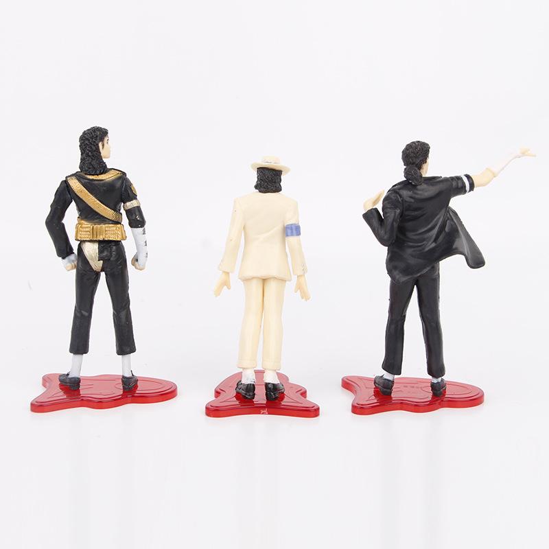 5 uds./juego Modelo de Juguetes Figura de Acción de PVC de Michael Jackson 11 cm