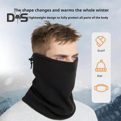 Încălzitor pentru gât de iarnă pentru bărbați și femei, căptușit cu fleece, pernă termică pentru față, eșarfă, accesoriu sport pentru vreme rece