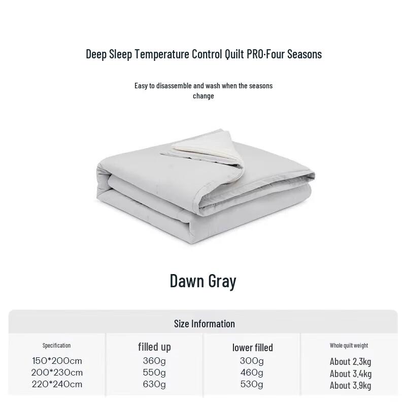 

Atour Planet Deep Sleep PRO Four Seasons Machine Washable Quilt