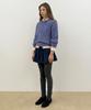 SINOON Mixed Boucle Collar Knit (Blue)
