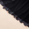 Women's Elegant Lace Trim V-Neck Long Sleeve Blouse