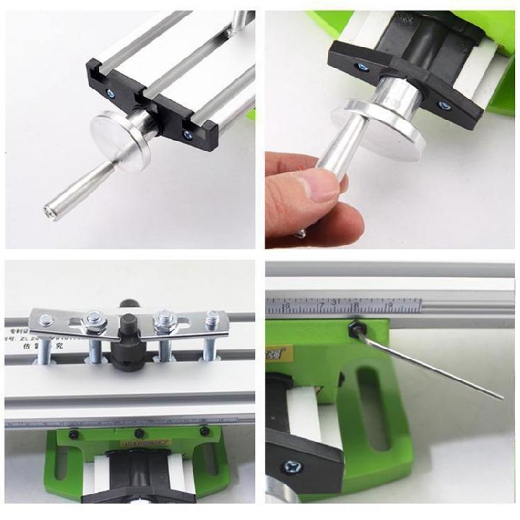 Adjustable Drill Vise Fixture Multifunction Precision Milling Machine Worktable Working Table Crossing Slide Table