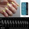 440/550Pcs Clear Acrylic Long Fake Nails Capsules Almond French Coffin Full Half Cover False Nails Artificial Nail Soft Gel Tips