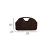 Large Capacity Woven Handbag Grass Clutch Crescent Bag Trendy Straw Bag  Girls