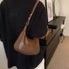 Women Solid Color Zipper Underarm Bag, Fashion All-match Hobo Dumpling Shoulder Purse, Casual Versatile Handbag Daily Use