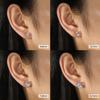 Women Stud Earrings 0.5-3ct Oval Moissanite with Passed Diamond Test S925 Silve Sparkling Jewelry Gift