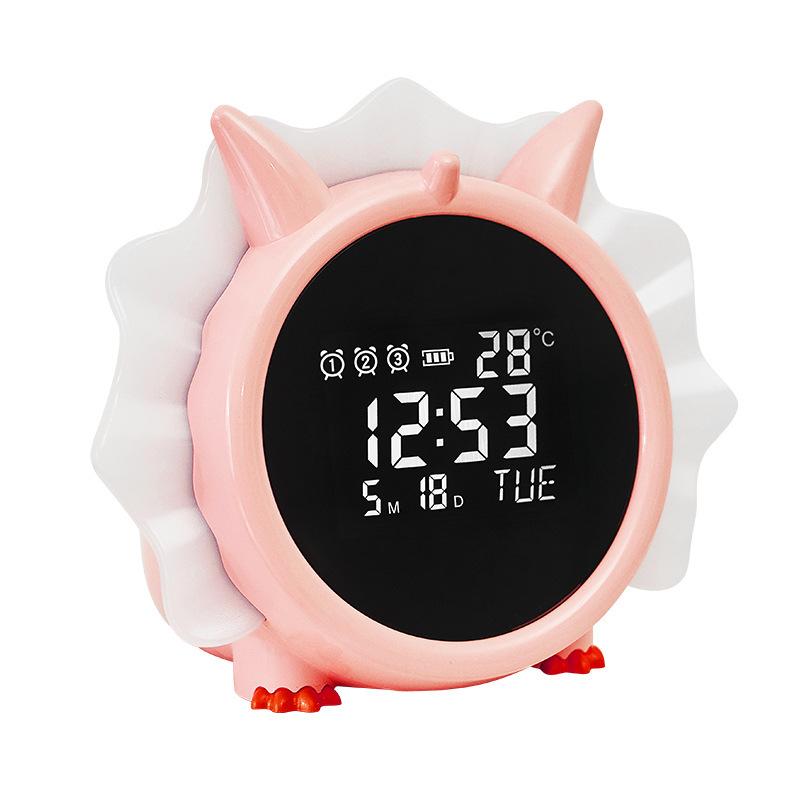 New Night Light Clock Dinosaur Shape Alarm Clock Multifunctional Electronic Clock Children's Gift Clock Bedside Clock