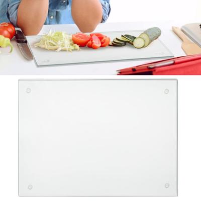 Planche à découper antidérapante facile à nettoyer, bloc à découper en acrylique Transparent pour la cuisine et la maison
