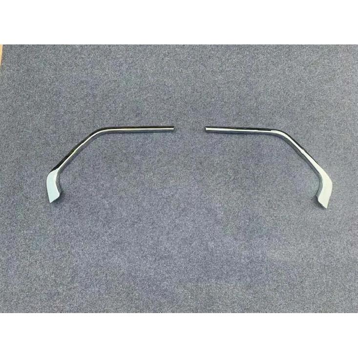 2pcs ABS Chromed Car Front Grill Grille Decorative Cover Trim Strips For Toyota RAV4 XA50     Car Styling Decals
