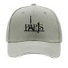 Paris Eiffel Tower Print Adjustable Snapback Hat Casual Outdoor Cap Sandwich Baseball Cap