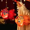 Lanterne Ornamentali a Forma di Pesce Lanterne a Pesce Ornamento Festival Autunnale Cinese Decorazioni Portatili