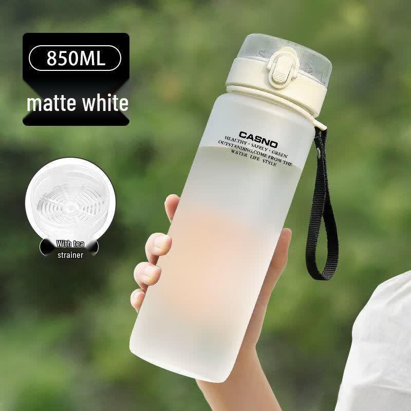 Portable Sports Water Bottle with Straw