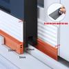 1PC 2m/78.74inch Self Adhesive Window Seal Strip Adjustable Thickness Triple Windproof Anti-Cold Weatherstrip Soundproofing Door
