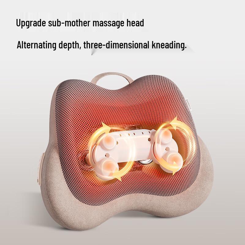 Smart Wireless Waist & Back Massager with Heat and Kneading CN Plug (adapter Included)
