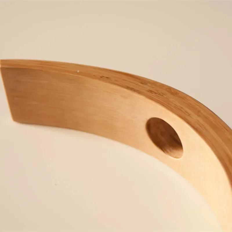 Moderno Portabottiglie di Vino in Legno Bilanciato per Bar, Cantina, Club, Espositore, Decorazione per la Casa, Portabottiglie di Vino in Bambù da Appendere Creativo
