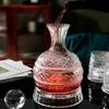 European-style High-end Rotating Star Diamond Wine Decanter Wine Divider, Untoppleable Glass, Light Luxury Accessories and Gifts