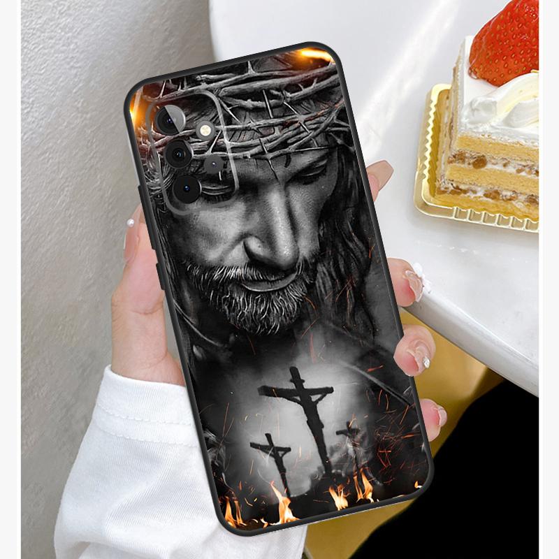 

Чохол Christian Jesus для Samsung Galaxy A54 A34 A14 A15 A35 A55 A52 A32 A12 A51 A71 A33 A23 A13 A53 Coque Samsung A50