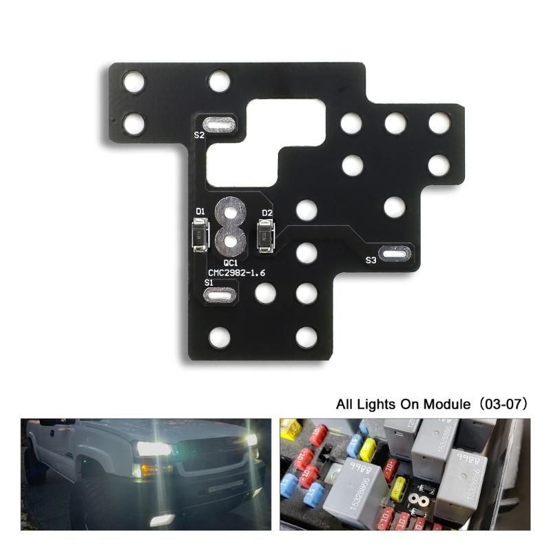 Upgraded Fog Lights & Low Beams Stable & Long Servcie Lighting Modules GMALO37 Replacement Advanced Light Control