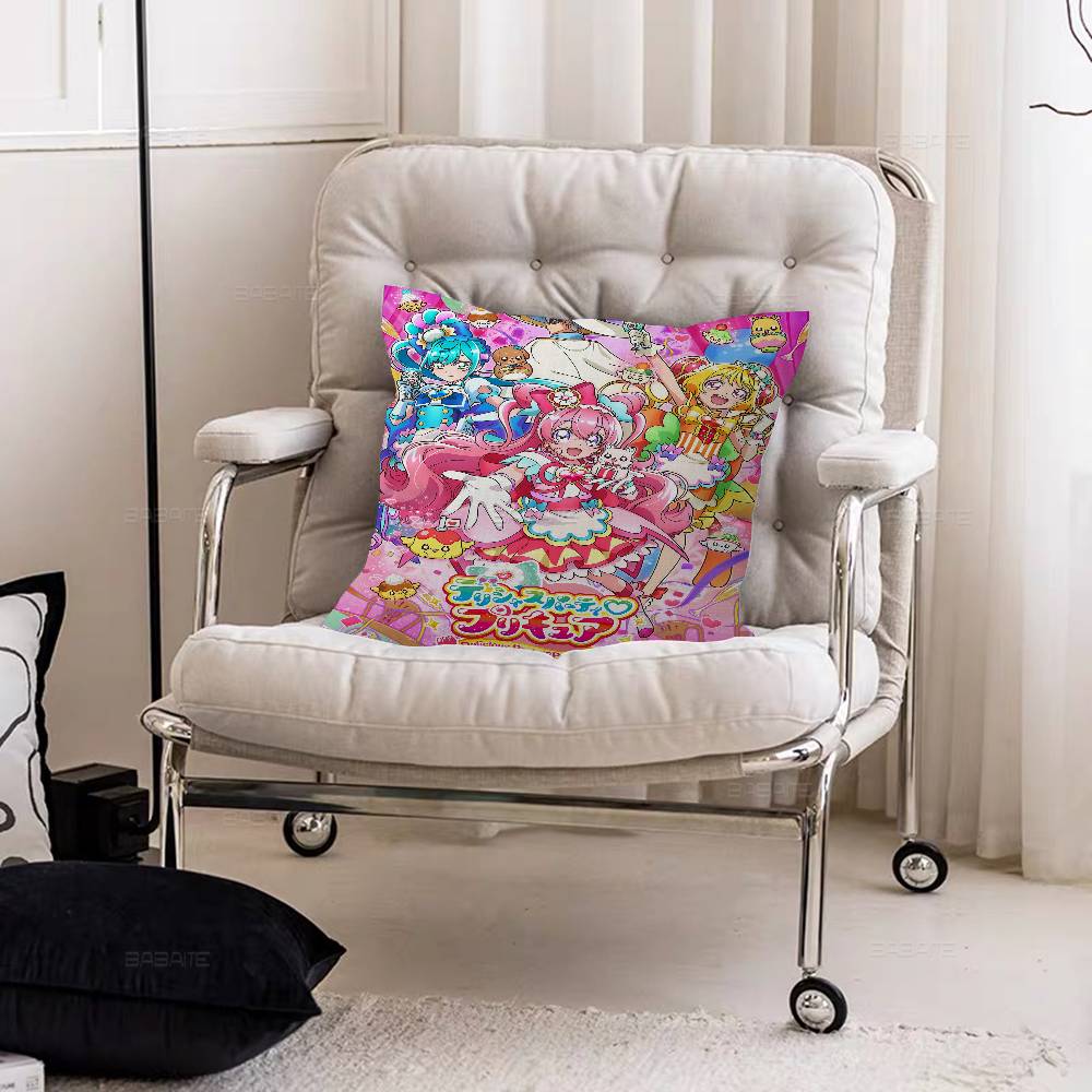 P-Precure Аниме Кленовый Дизайн Наволочка Счастливый Осенний Урожай Декор Праздничный Декор Наволочка 30cmx30cm