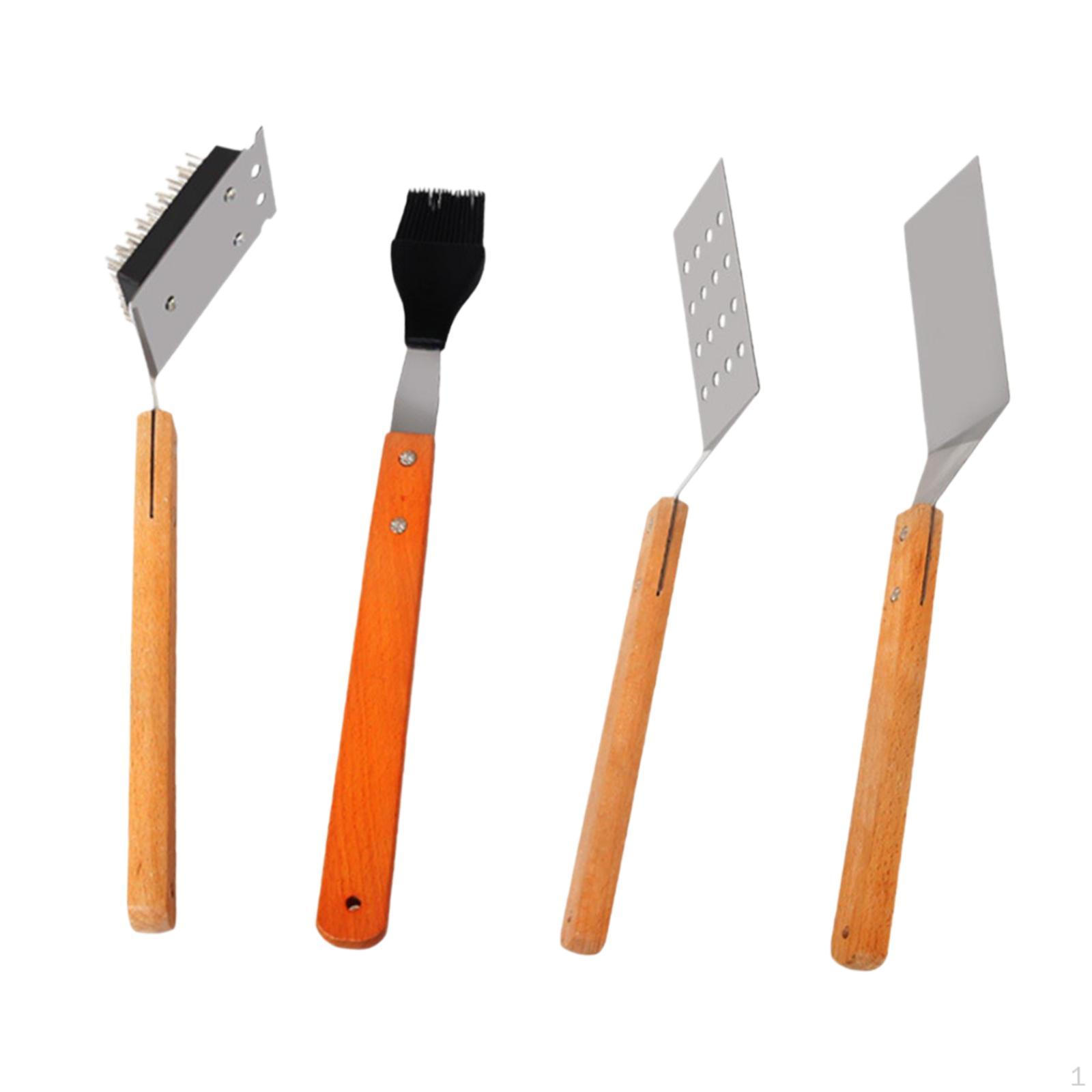 

Barbecue Tool Set Grilling Easy to Use Kitchen Multifunction Stainless Steel for Outdoor