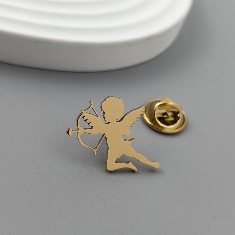 

Love God Baby Brooch Cufflinks Personalized Creative New Products Versatile Couple Accessories Jewelry 14k