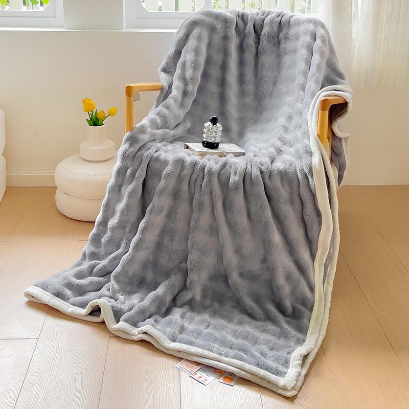 Cross-border Milk Fleece Flannel Nap and Gift Blanket