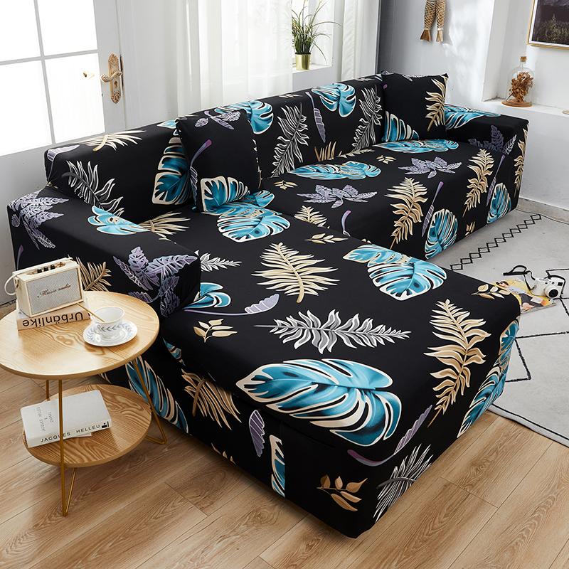 Elastic Sofa Covers for Living Room L Shape Sofa Need Buy 2 Pieces Stretch Corner Couch Cover Slipcovers Armchair 1/2/3/4 Seater