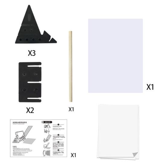 Optical Image Drawing Board Translucent Painting Board Stand Kids Beginners Easy Tracing Sketching Tool DIY Light Copy Pad