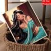 Disney Princess Jasmine Diamond Art Painting Kit Home Wall Decor Handmade Gift 5D DIY Rhinestone Craft Set Beads Elegant Portrait