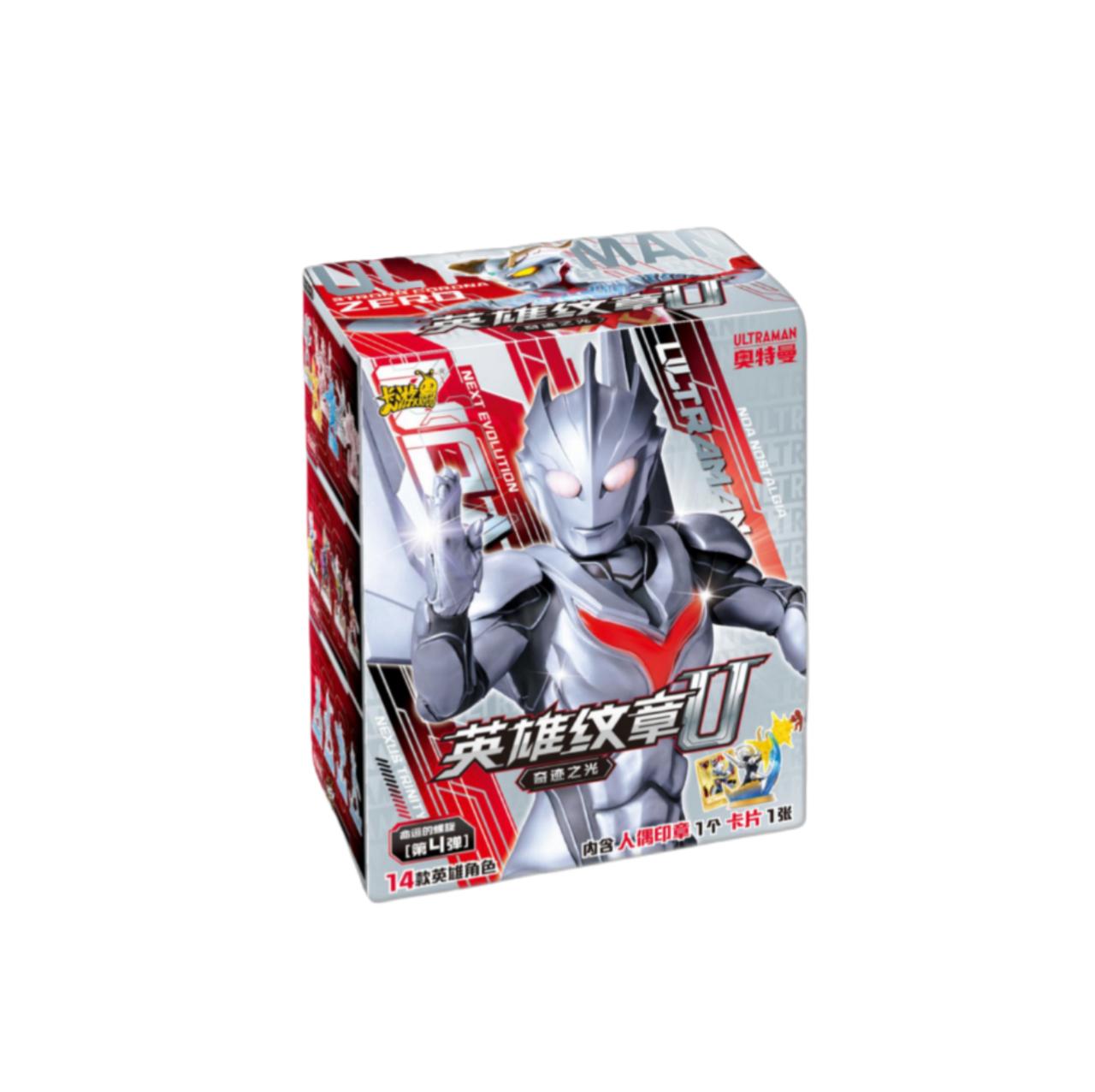 Genuine Ultraman Hero Emblems Vol.4 Ultraman Noa Zero Tiga  Seal Big Hidden Toy Doll Rarity Kids Gifts